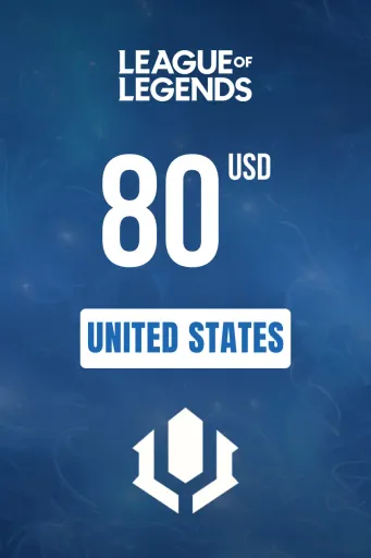 League of Legends 80 USD Gift Card (United States) - Digital Key