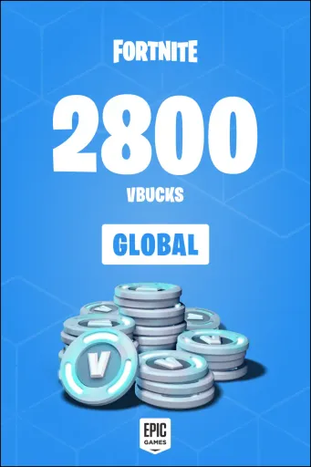 Fortnite - 2800 V-Bucks Card (Global) (Epic Games) - Digital Key