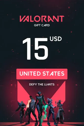 Valorant 15 USD Gift Card (United States) - Digital Key