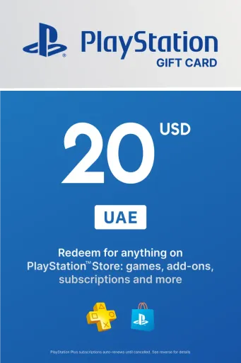 PlayStation Store 20 USD Gift Card (United Arab Emirates) - Digital Key