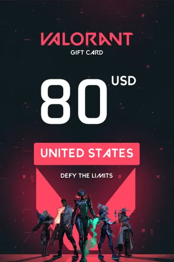 Valorant 80 USD Gift Card (United States) - Digital Key