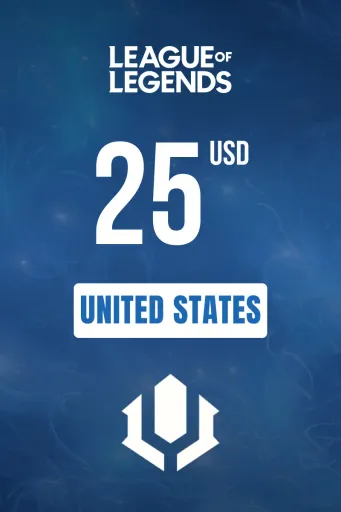 League of Legends 25 USD Gift Card (United States) - Digital Key