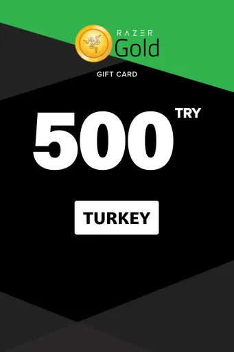 Razer Gold 500 TRY Gift Card (Turkey) - Digital Key