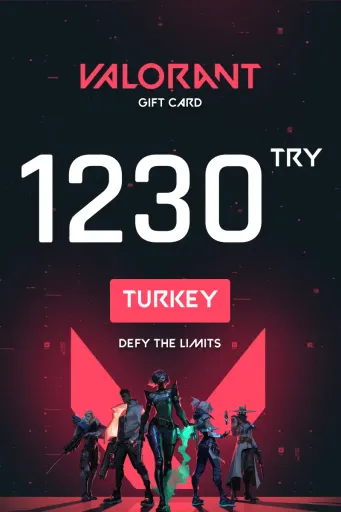 Valorant 1230 TRY Gift Card (Turkey) - Digital Key