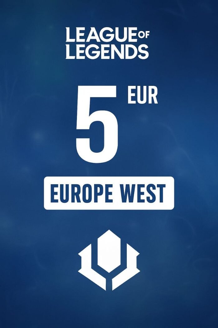 ⁦League of Legends 5 EUR Gift Card (Europe West) - Digital Key⁩ - الصورة ⁦1⁩