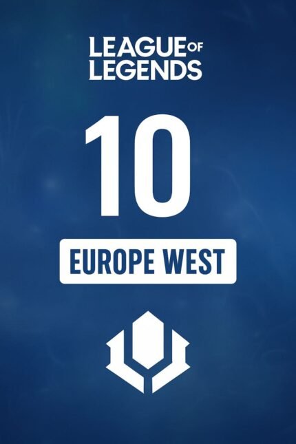 League of Legends 10 EUR Gift Card (Europe West) - Digital Key