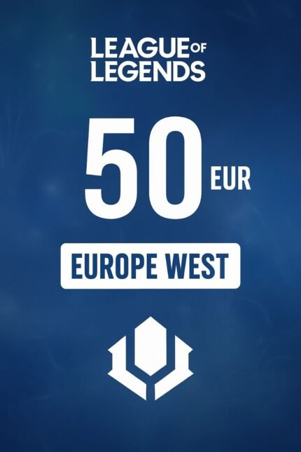 League of Legends 50 EUR Gift Card (Europe West) - Digital Key