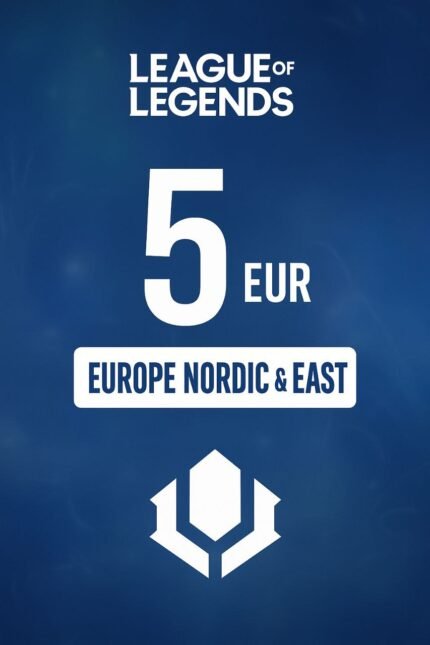 League of Legends 5 EUR Gift Card (Europe Nordic / East) - Digital Key