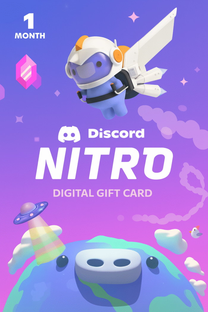 ⁦Discord Nitro 1 Month Subscription (Global) - Digital Key⁩ - الصورة ⁦1⁩