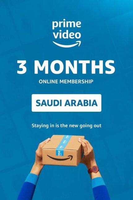 Amazon Prime 3 Months Online Membership (Saudi Arabia) - Digital Key