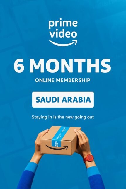 Amazon Prime 6 Months Online Membership (Saudi Arabia) - Digital Key