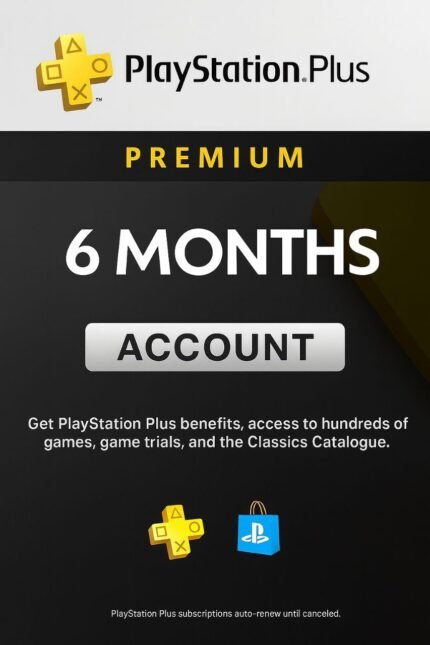 PlayStation Plus Premium 6 Months (Global) - Account