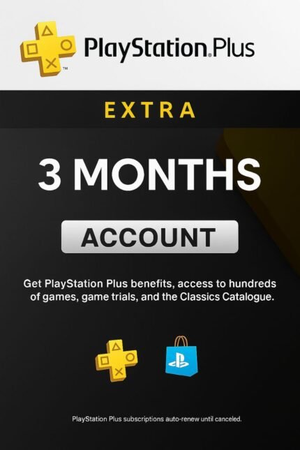 PlayStation Plus Extra 3 Months (Global) - Account
