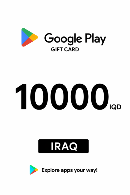 Google Play 10000 IQD Gift Card (Iraq) - Digital Key